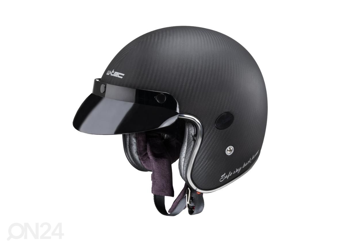 Motorolleri kiiver W-TEC Vacabro SWBH Matt Carbon Pure suurendatud