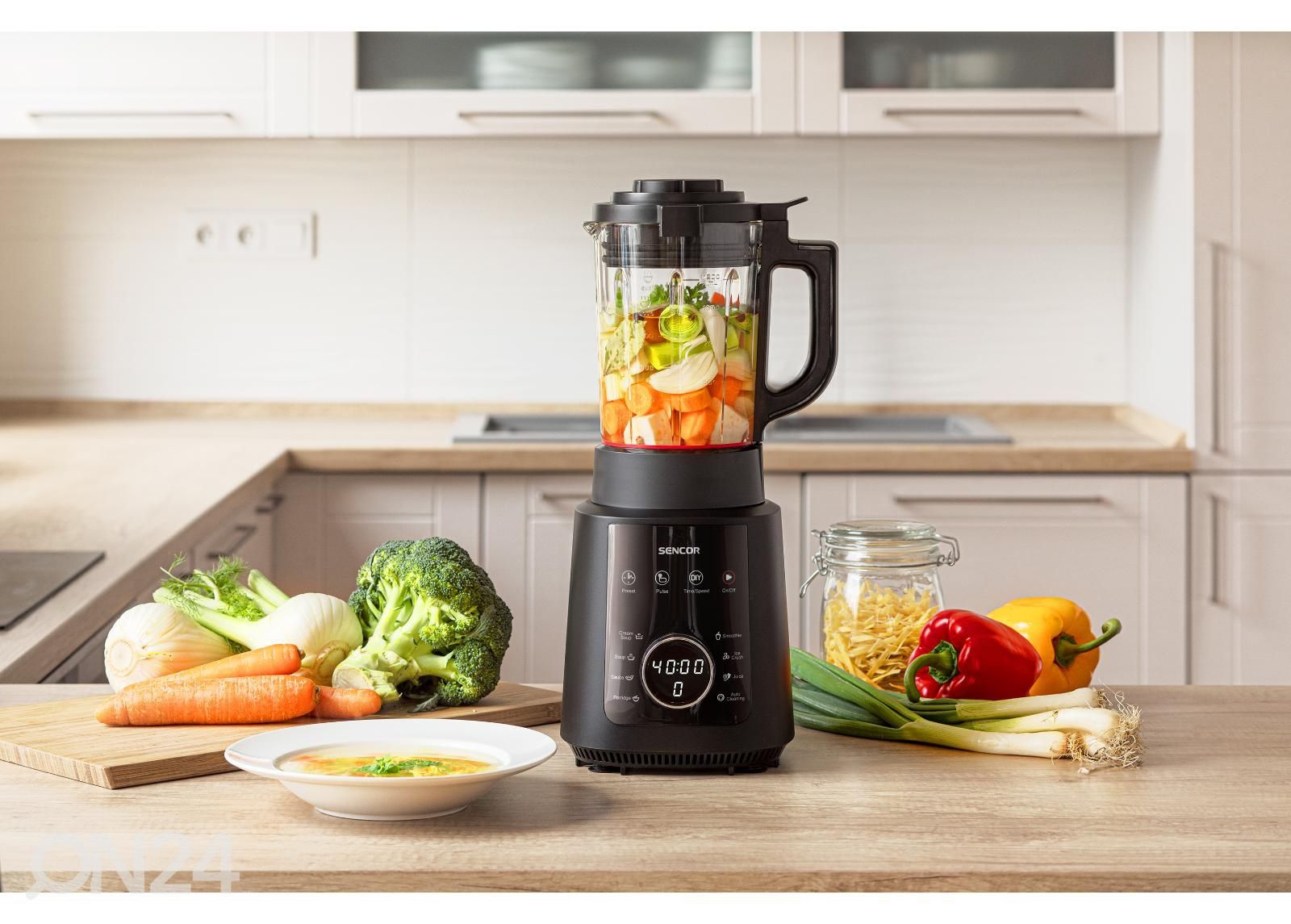 Multifunktsionaalne blender ja supimasin Sencor SBU0510BK suurendatud