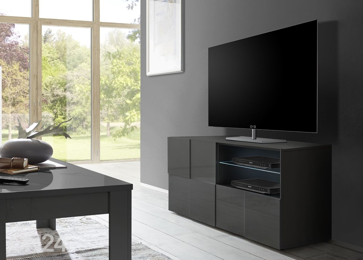 Must TV-alus Dama 121cm suurendatud