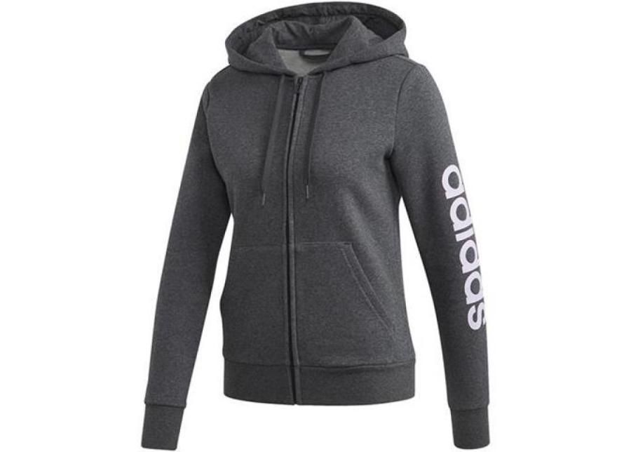 Naiste dressipluus adidas Essentials Linear FZ HD FL W FM6491 suurendatud