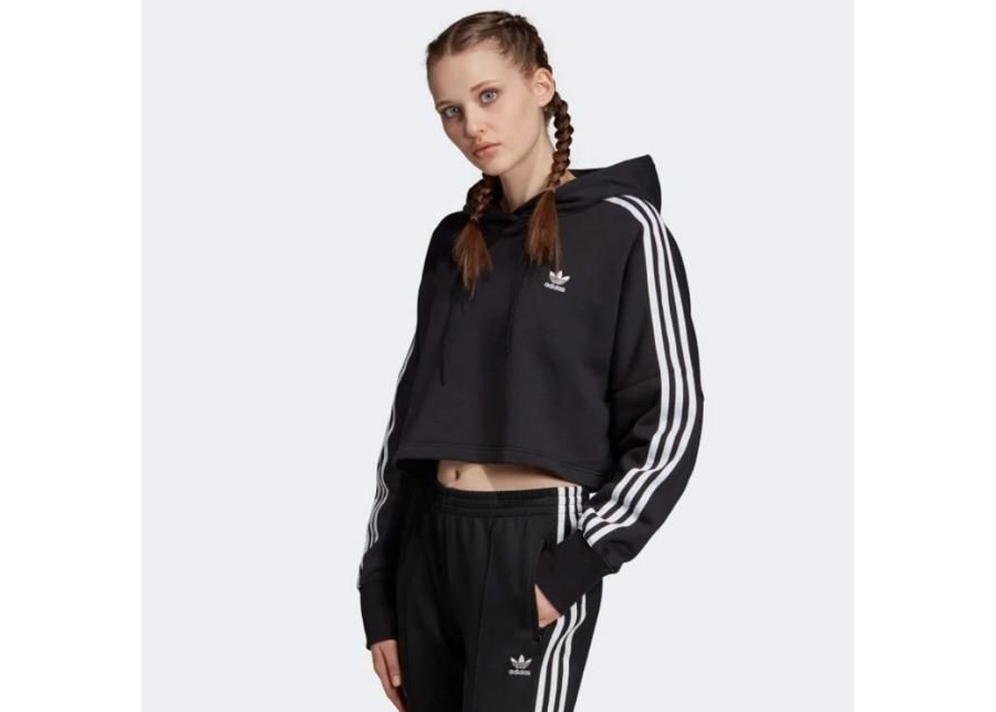 Naiste dressipluus Adidas Originals Cropped Hoodie W ED7554 suurendatud