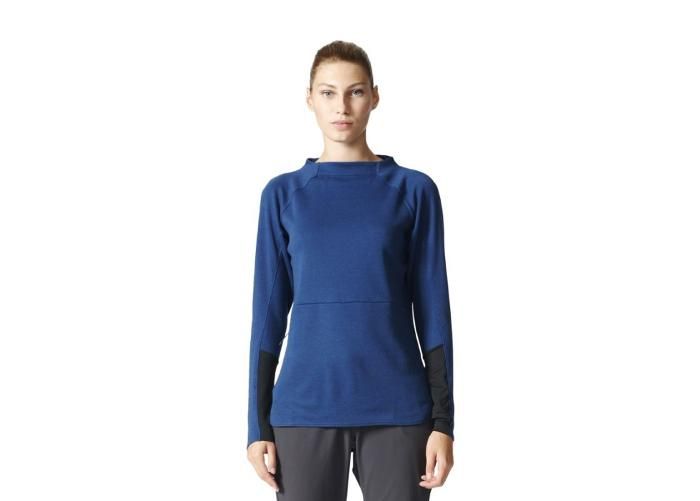 Naiste dressipluus adidas Terrex Climb The City Wool Crew W B45690 suurendatud