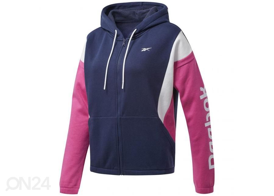 Naiste dressipluus Reebok Training Essentials Linear Logo FL Fullzip W FU2249 suurendatud