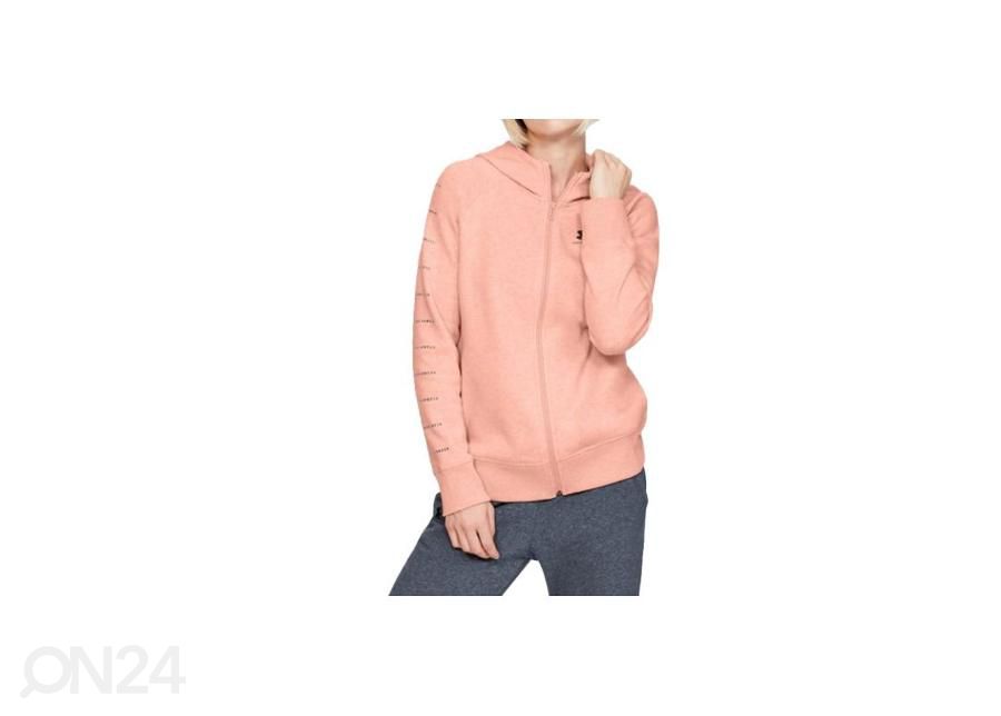 Naiste dressipluus Under Armour Rival Fleece Sportstyle LC Sleeve Graphic suurendatud