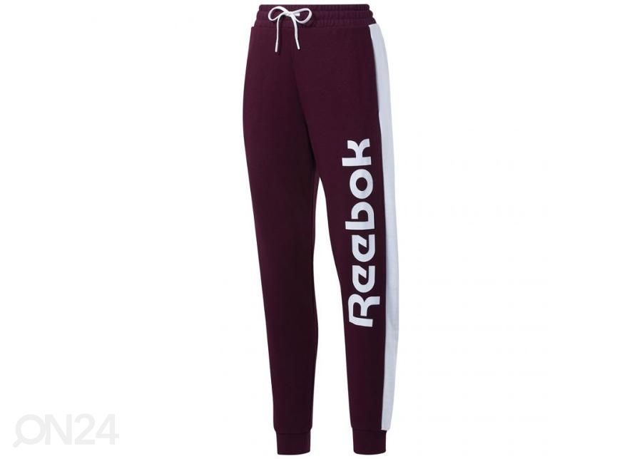 Naiste dressipüksid Reebok Te Linear Logo Ft P W FU2253 suurendatud