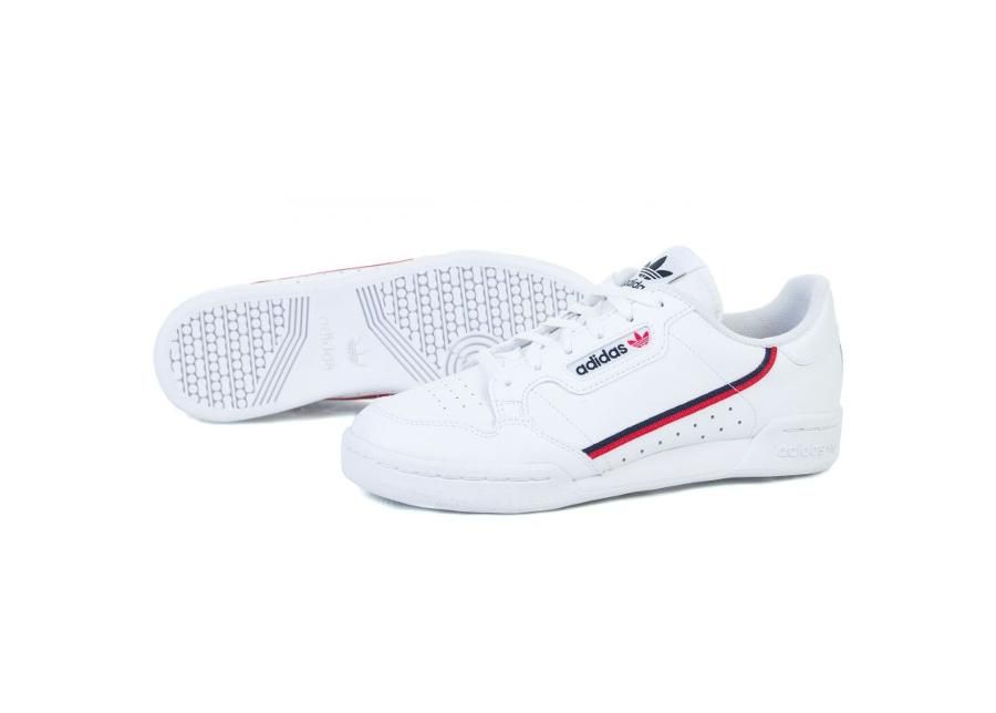 Naiste ja laste vabaajajalatsid Adidas Continental 80 Jr F99787 suurendatud