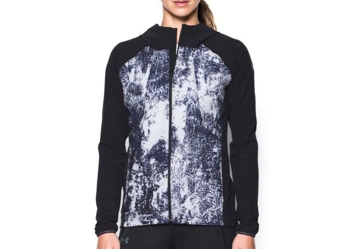 Naiste jooksu jope Under Armour Out Run The Storm Printed W 1304715-001 suurendatud