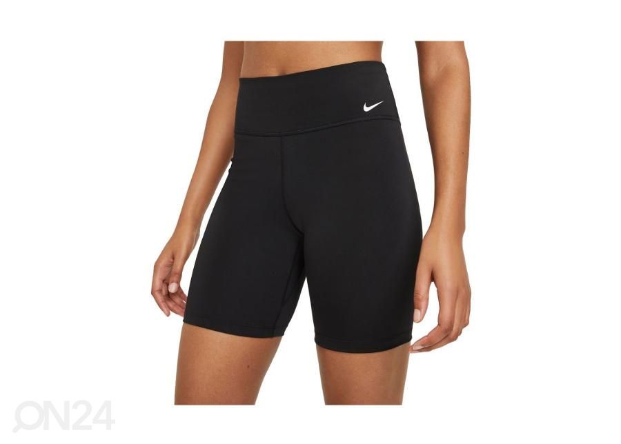 Naiste lühikesed treeningpüksid Nike One Mid-Rise Bike suurendatud