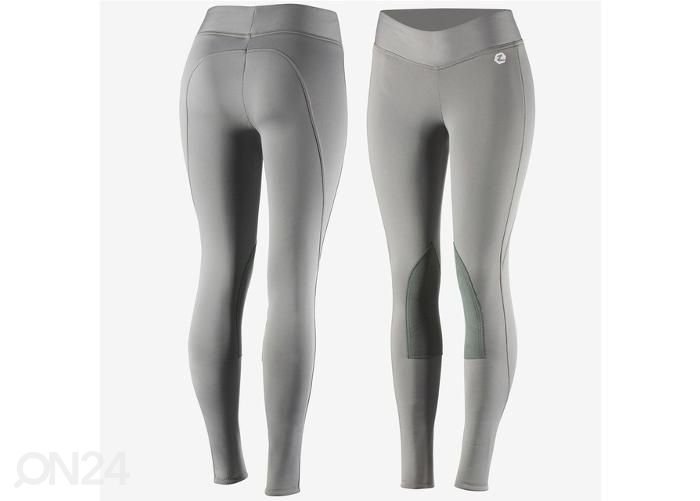 Naiste retuusid ratsutamiseks active knee-patch winter 36 khaki suurendatud