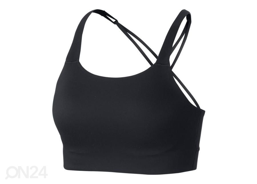 Naiste spordirinnahoidja Nike Swoosh Luxe suurendatud