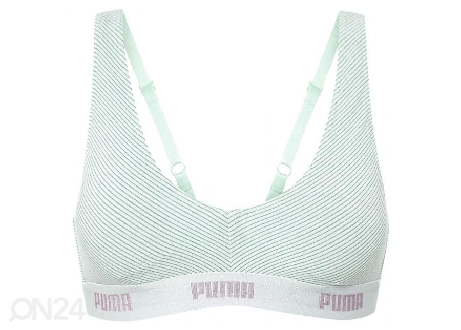 Naiste spordirinnahoidja Puma Metal Stripe Brallet 1P Hang W 907642 01 suurendatud