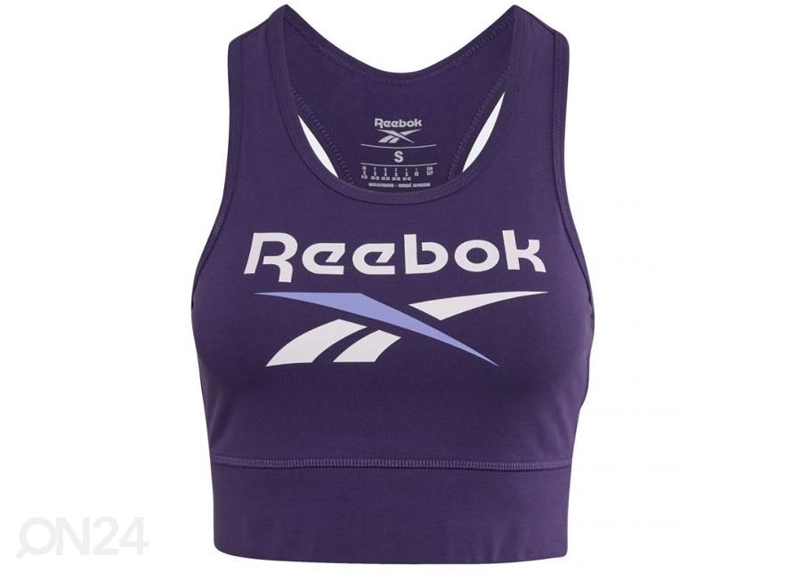 Naiste spordirinnahoidja Reebok Identity BL Cotton Bralette suurendatud