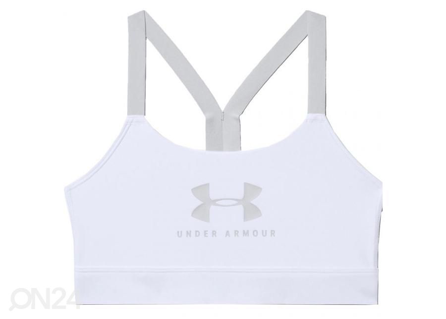 Naiste spordirinnahoidja Under Armour Mid Sportstyle Graphic W 1351998 100 suurendatud