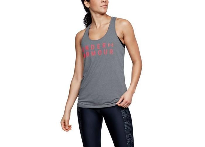 Naiste treeningmaika Under Armour Tborne Train Grph Twist Tank W 1309893-040 suurendatud