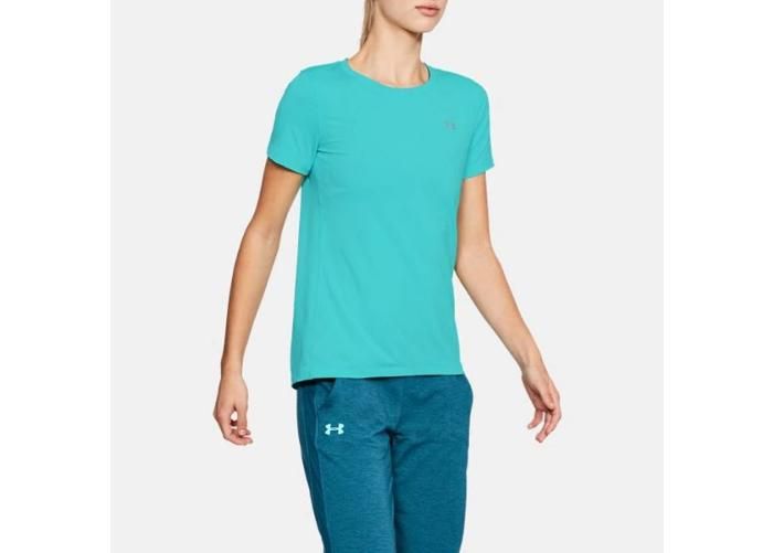 Naiste treeningsärk Under Armour HeatGear Short Sleeve W 1285637-425 suurendatud