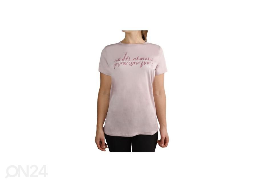 Naiste treeningsärk Under Armour Tech Script Graphic SSC Tee suurendatud