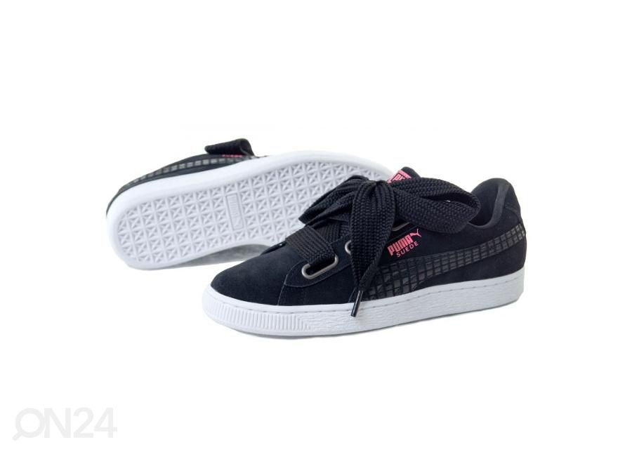 Naiste vabaajajalatsid Puma Suede Heart Street 2 suurendatud