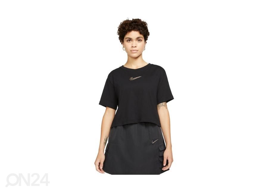 Naiste vabaajasärk Nike NSW Crop suurendatud