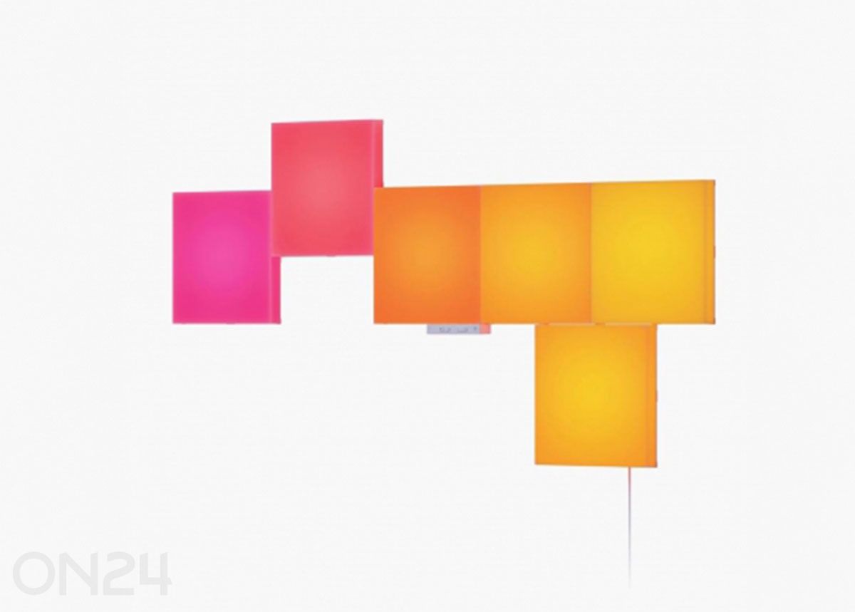 Nanoleaf Blocks Big Squares stardikomplekt (6 paneeli) suurendatud