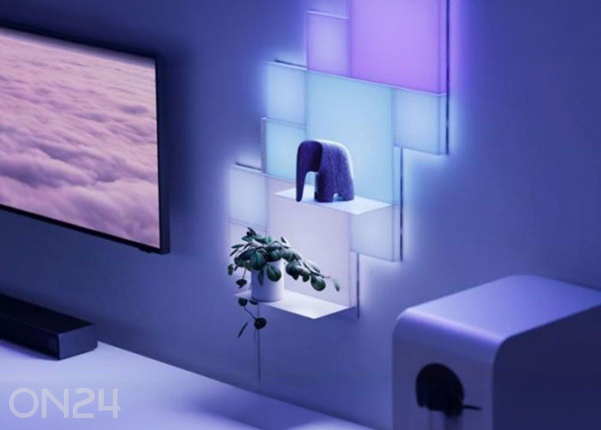 Nanoleaf Blocks riiulilaienduskomplekt (2 tk) suurendatud