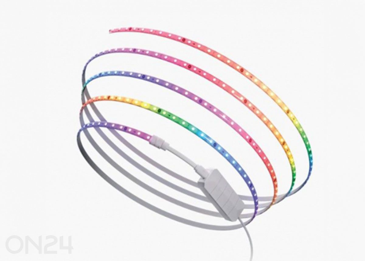 Nanoleaf Essentials Matter nutikas adresseeritav mitmevärviline HD valgusriba 5 m (300 LED-i) suurendatud