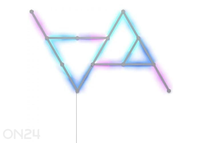 Nanoleaf Lines 60° stardikomplekt (15 valgusriba) suurendatud