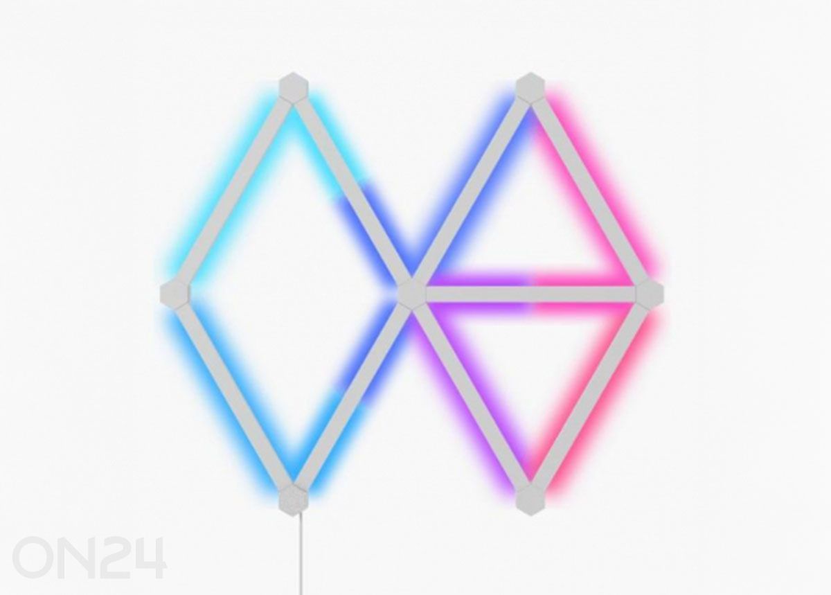 Nanoleaf Lines 60° stardikomplekt (9 valgusriba) suurendatud