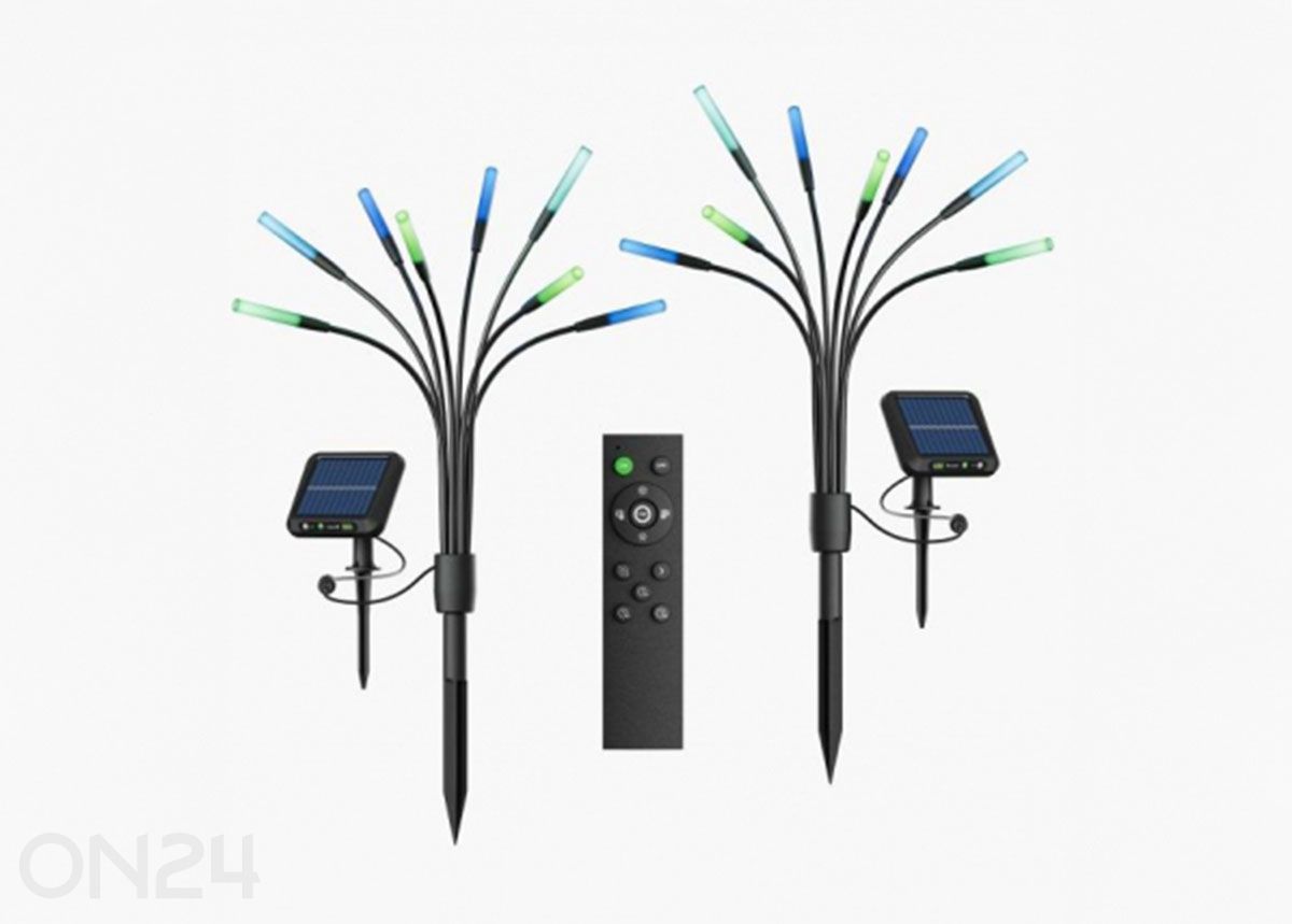 Nanoleaf päikeseenergial töötavad aialambid, 2 komplekti suurendatud