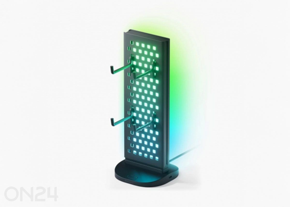 Nanoleaf perforeeritud valgustatud lauadokk suurendatud