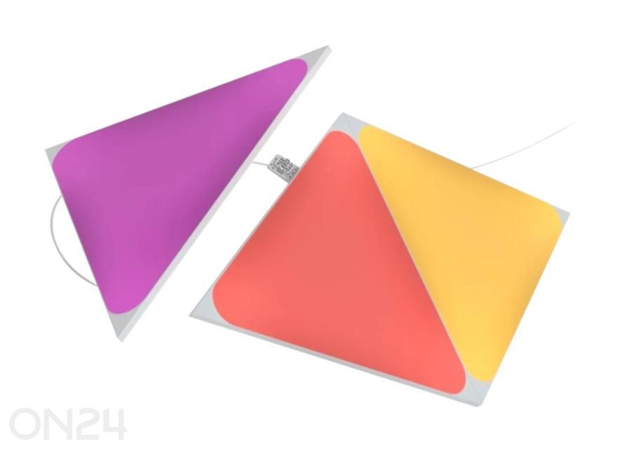 Nanoleaf Shapes Triangles laienduskomplekt (3 paneeli) suurendatud