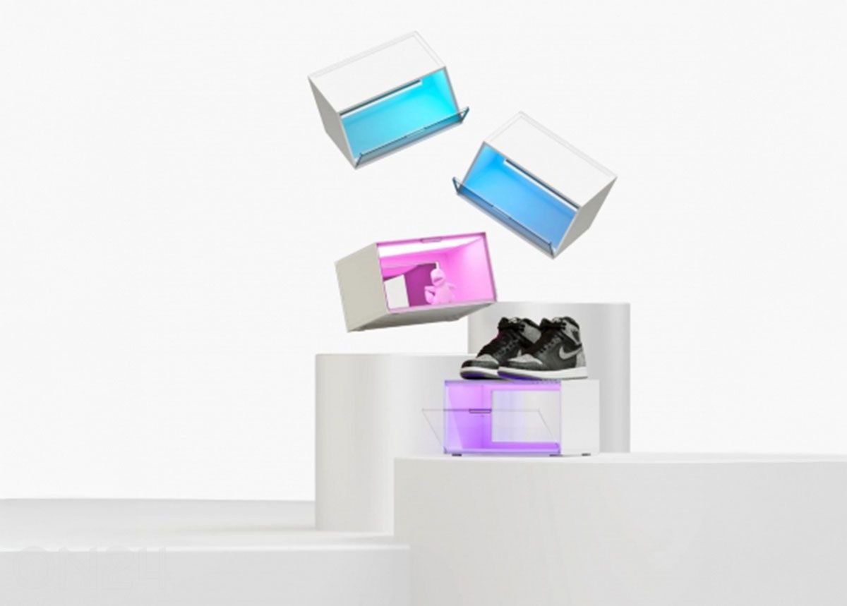 Nanoleaf x Fantaqi EXPO nutikas LED-ekraaniga vitriini stardikomplekt (4 tk komplektis) suurendatud