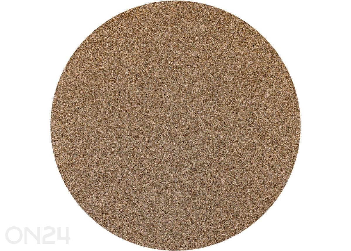 Narma kräsuline tuftingvaip Sweet™ gold ümar Ø 133 cm suurendatud