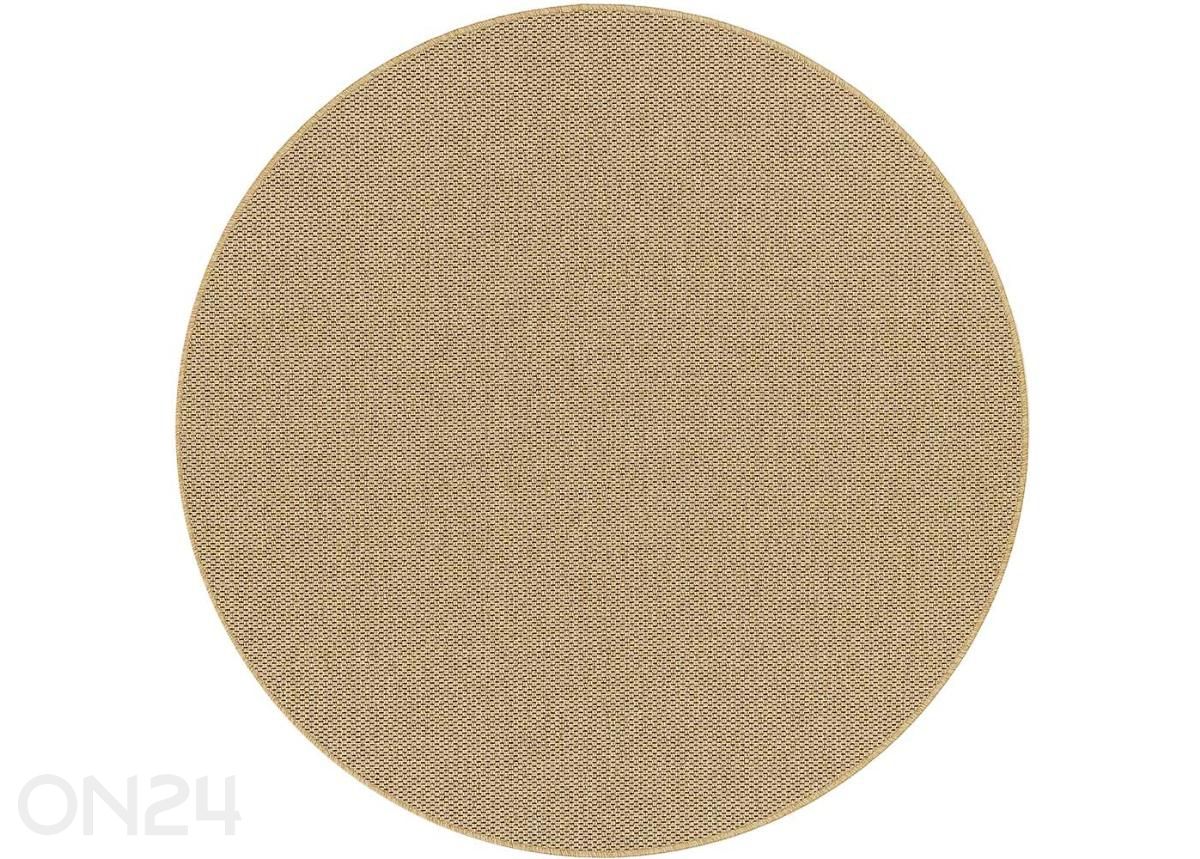 Narma madalsidusvaip Brooklyn™ gold ümar Ø 200 cm suurendatud