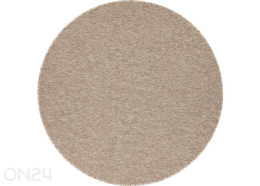 Narma madalsidusvaip Vagabond™ beige ümar Ø 160 cm suurendatud