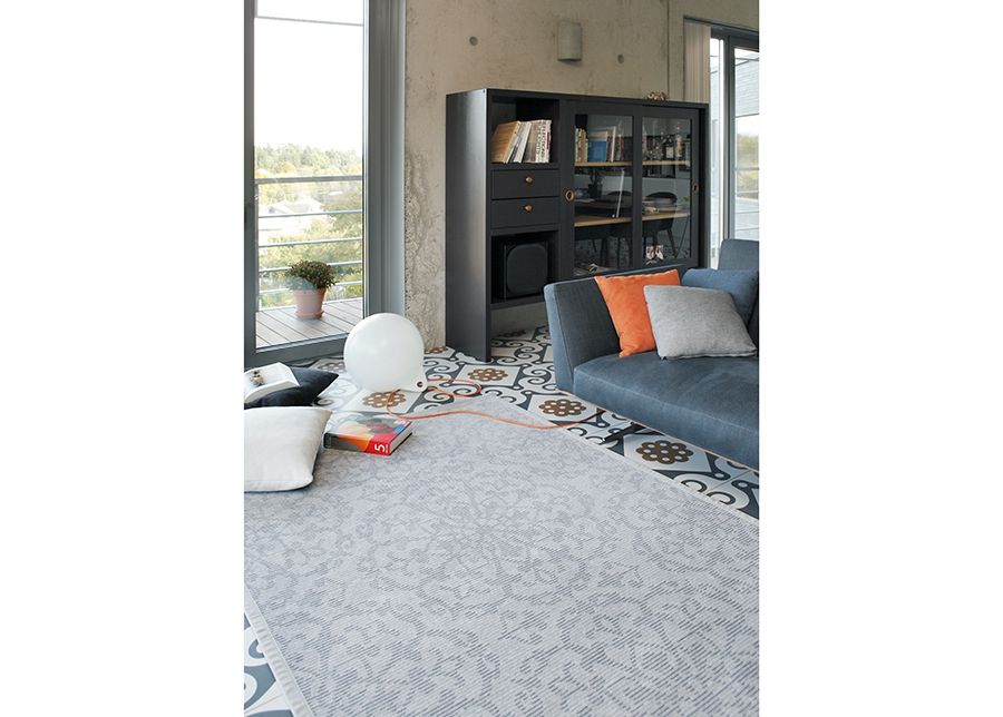 Narma newWeave® šenillvaip Pitsalu silver 70x140 cm suurendatud