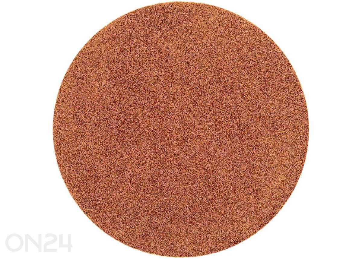 Narma pikakarvaline vaip Spice™ caramel ümar Ø 133 cm suurendatud