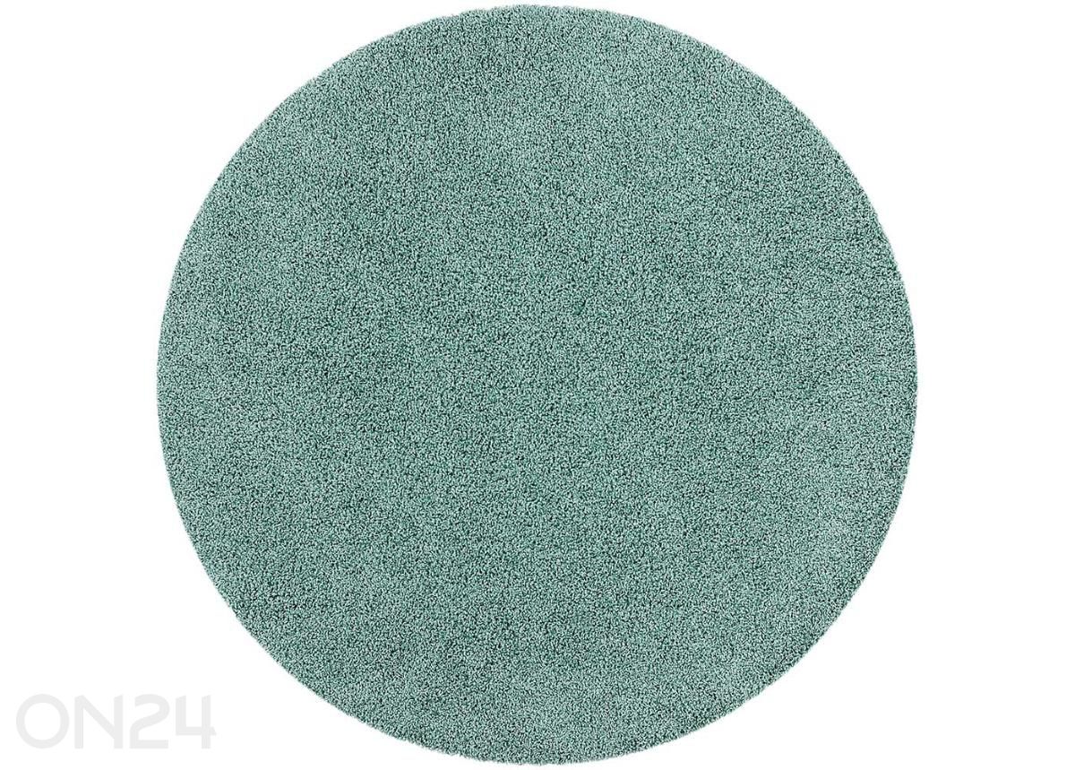 Narma pikakarvaline vaip Spice™ mint ümar Ø 133 cm suurendatud