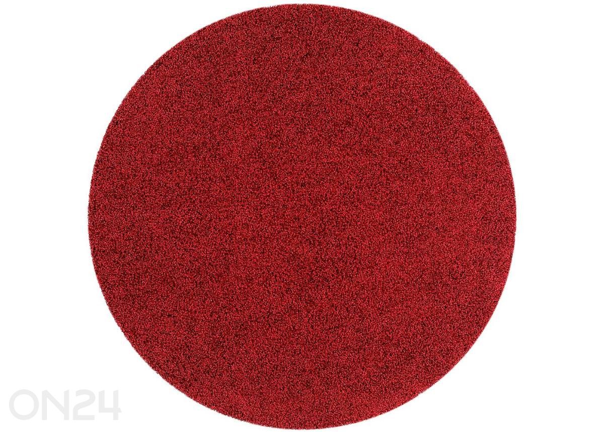 Narma pikakarvaline vaip Spice™ red ümar Ø 133 cm suurendatud