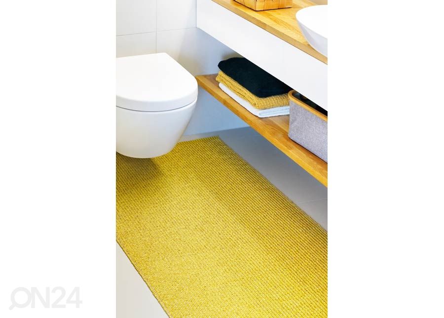 Narma plastikvaip Neve gold metallic 70x150 cm suurendatud