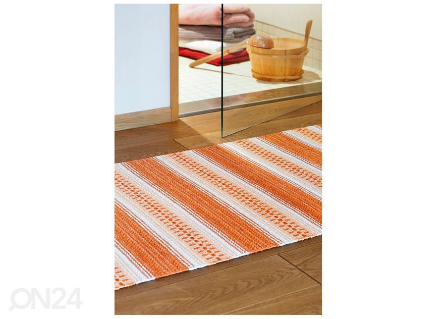 Narma plastikvaip Runö orange 70x200 cm suurendatud