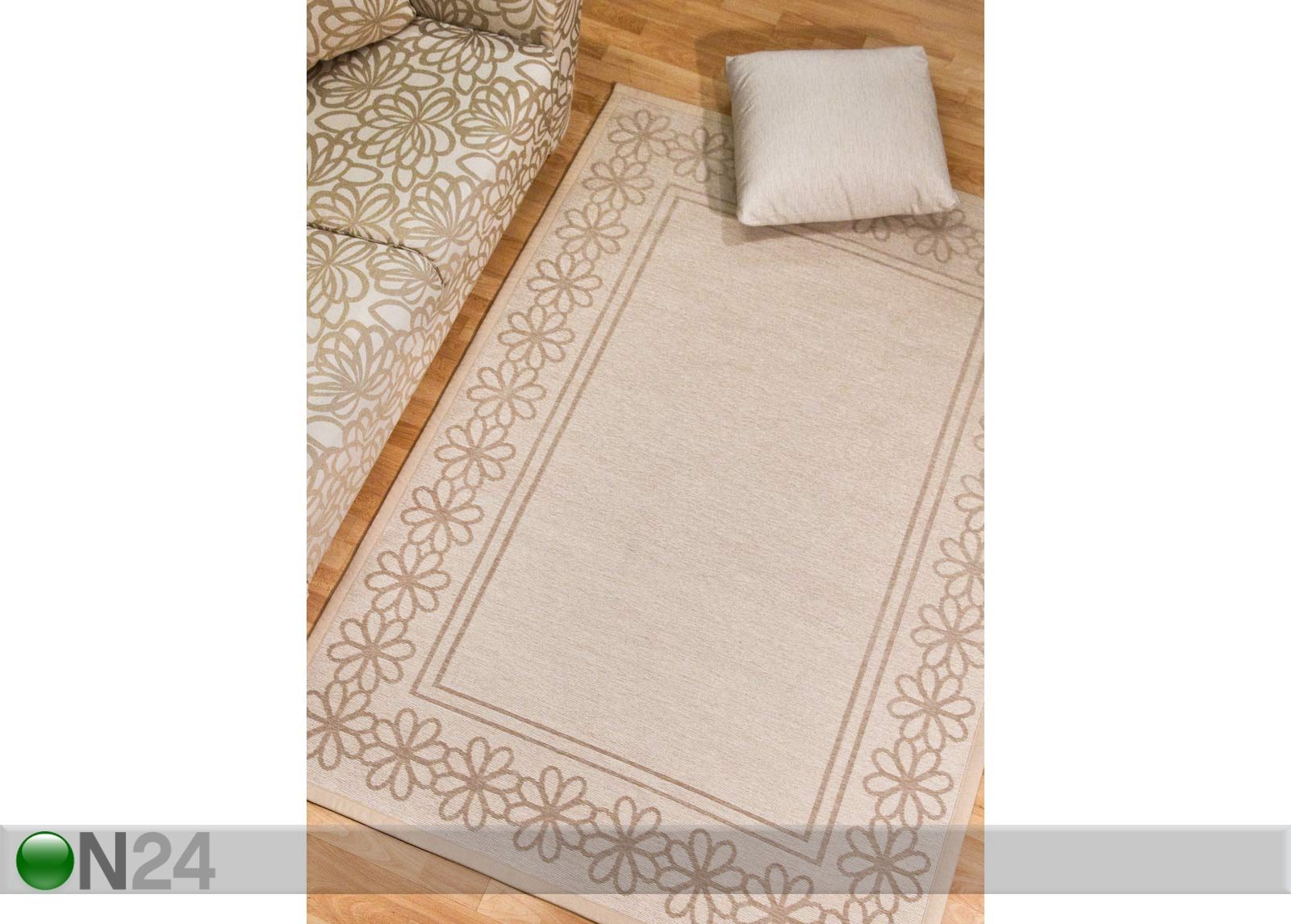 Narma puuvillane vaip Lööne 160 x 230 cm suurendatud