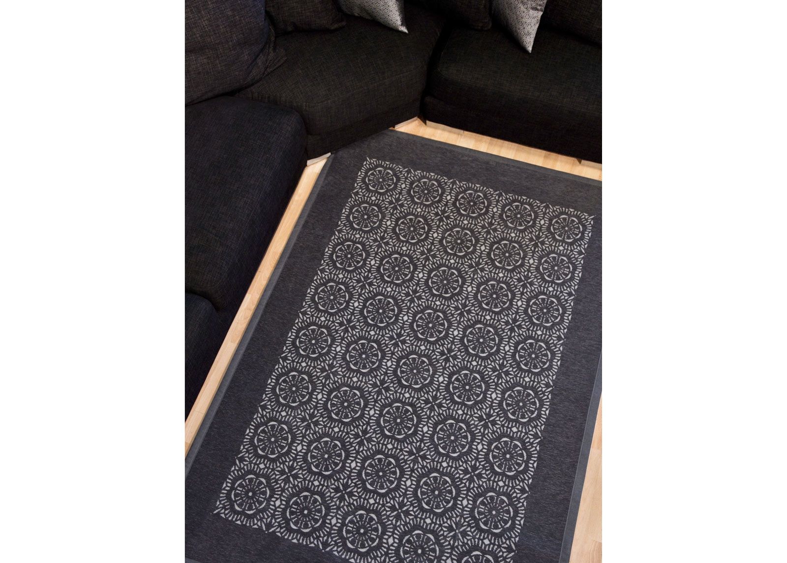 Narma puuvillane vaip Ydibe 80 x 200 cm suurendatud