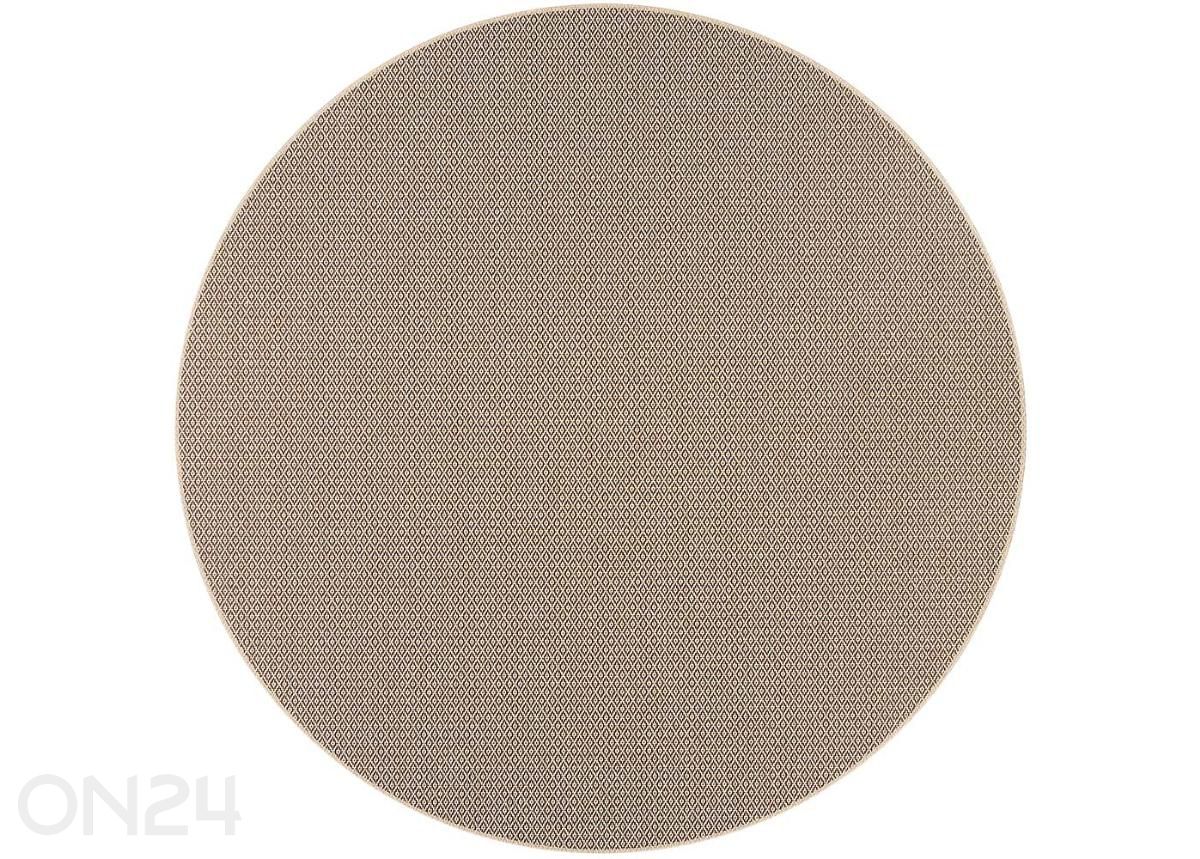 Narma silesidusvaip Bello™ beige ümar Ø 160 cm suurendatud