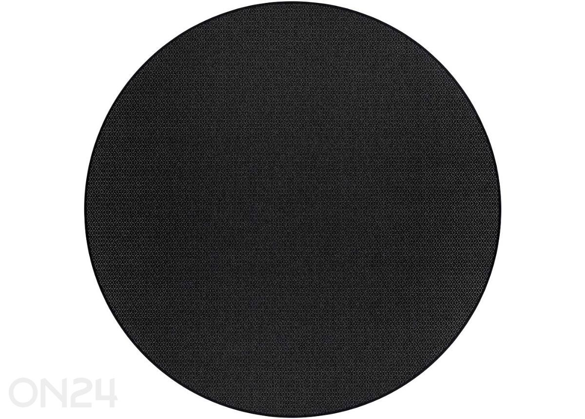 Narma silesidusvaip Bello™ black ümar Ø 160 cm suurendatud