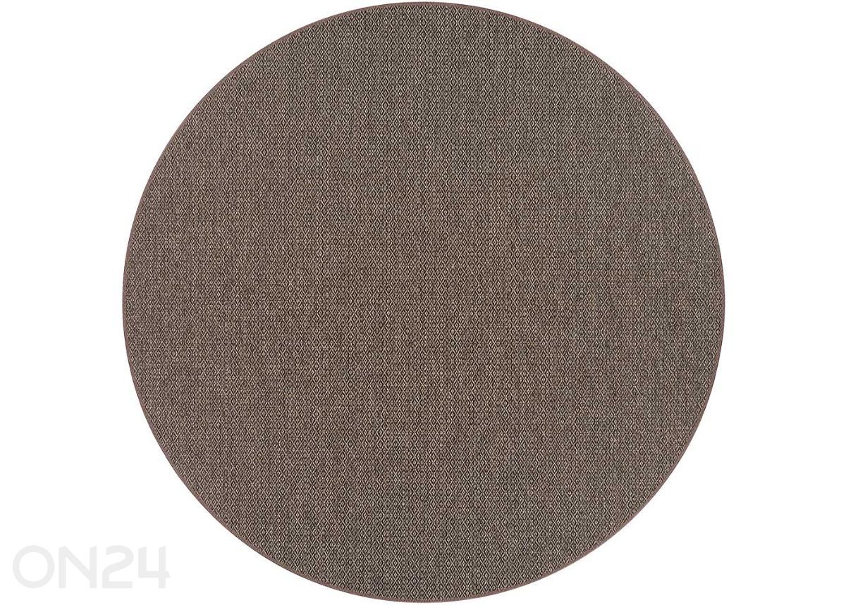 Narma silesidusvaip Bello™ brown ümar Ø 160 cm suurendatud