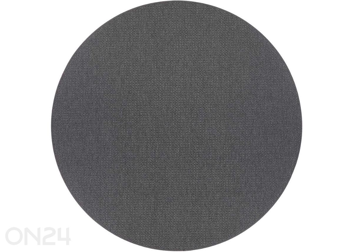 Narma silesidusvaip Bello™ carbon ümar Ø 160 cm suurendatud
