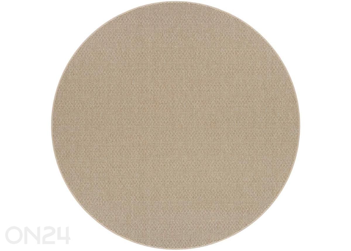 Narma silesidusvaip Bono™ beige ümar Ø 160 cm suurendatud