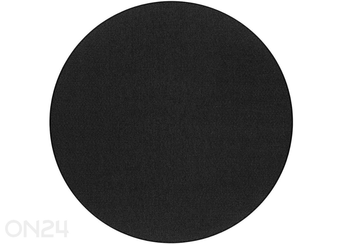 Narma silesidusvaip Bono™ black ümar Ø 160 cm suurendatud