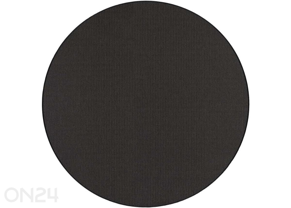Narma silesidusvaip Bravo™ black ümar Ø 160 cm suurendatud