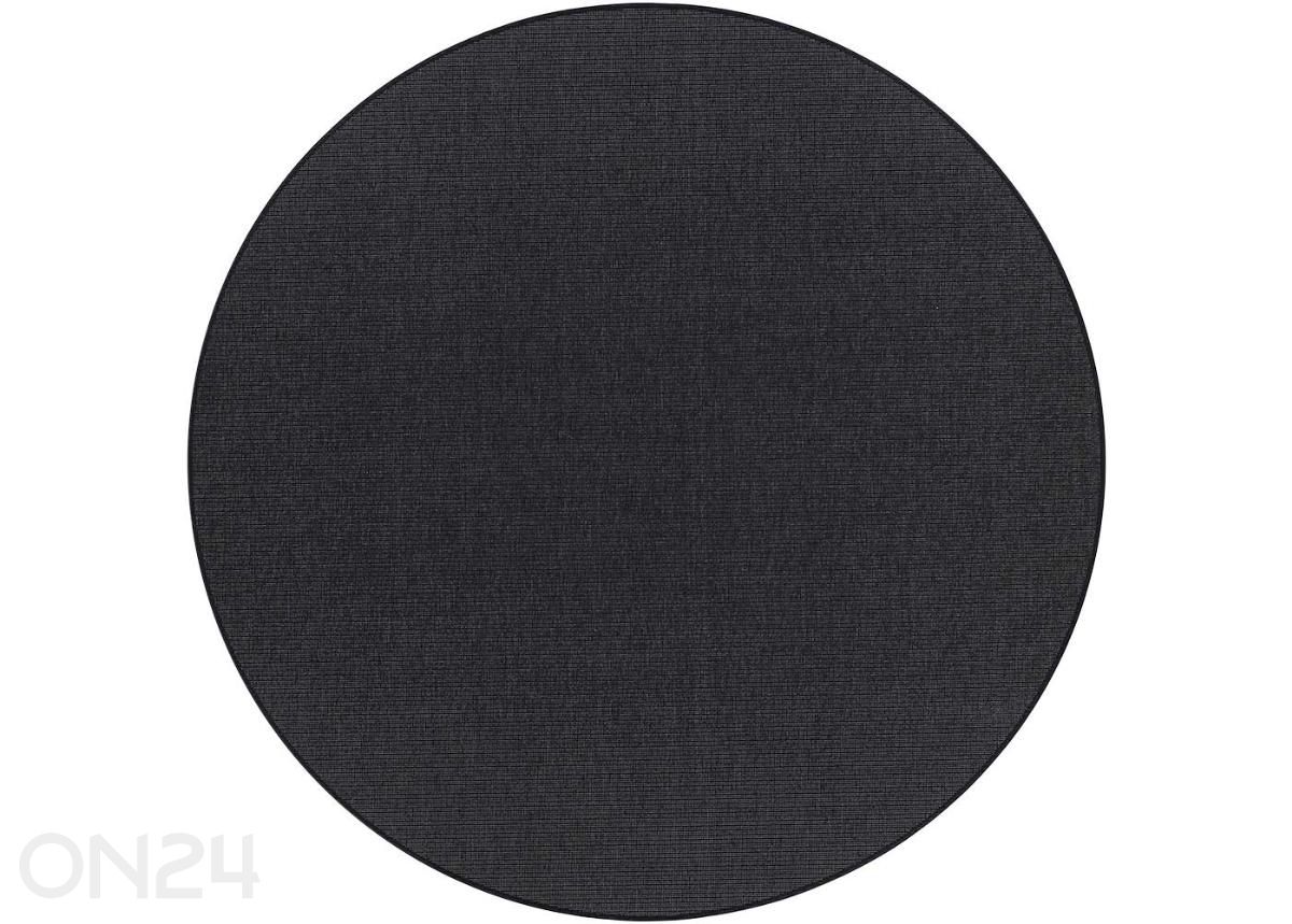 Narma silesidusvaip Credo™ black ümar Ø 160 cm suurendatud